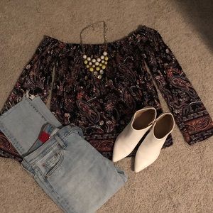 Off the shoulder top
